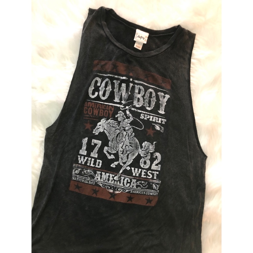 Buckle Daytrip Cowboy Muscle Shirt